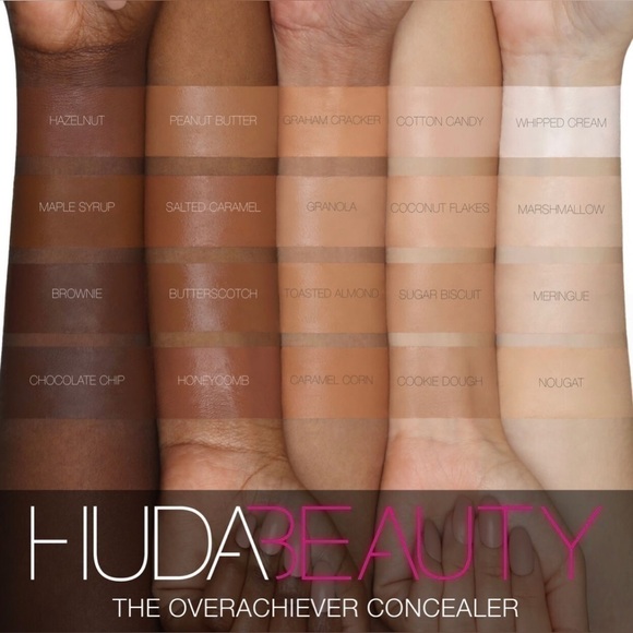 HUDA BEAUTY The Overachiever Concealer 10ml (Butter Scotch 28G) New - Picture 2 of 5